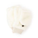 オフホワイト(003) | 【手洗い可】ボアフード付きミトン | ITS'DEMO