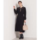 【手洗い可】ポロ衿ニットフレアワンピース | ITS'DEMO | 詳細画像7 