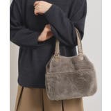 モカブラウン(042) | 【2WAY】両あおりフェイクファートート | ITS'DEMO