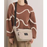 ライトベージュ(051) | 撥水ナイロン舟形ショルダー | ITS'DEMO