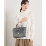 【5ポケット】ベルト飾り三層フェイクファートート | ITS'DEMO | 詳細画像1