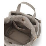 【5ポケット】ベルト飾り三層フェイクファートート | ITS'DEMO | 詳細画像18