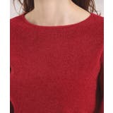 【毛玉防止／洗濯機OK】ボートネックモールニット | ITS'DEMO | 詳細画像31 