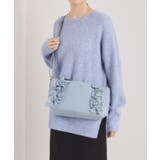 サックスブルー(090) | フリルミニショルダー | ITS'DEMO