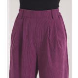 【洗濯機OK／ウエストゴム】コーデュロイワイドパンツ | ITS'DEMO | 詳細画像16 