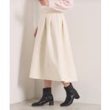 【手洗い可/ウエストゴム】千鳥ジャカードスカート | ITS'DEMO | 詳細画像1