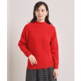 【手洗い可】リブドルマンハイネックニット | ITS'DEMO | 詳細画像24 