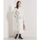 【手洗い可/セットアップ可】花柄フェザージャカードニットスカート | ITS'DEMO | 詳細画像16