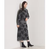 【手洗い可/セットアップ可】花柄フェザージャカードニットスカート | ITS'DEMO | 詳細画像4