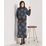 【手洗い可/セットアップ可】花柄フェザージャカードニットスカート | ITS'DEMO | 詳細画像8