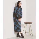 【手洗い可/セットアップ可】花柄フェザージャカードニットスカート | ITS'DEMO | 詳細画像9