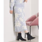 【手洗い可/セットアップ可】花柄フェザージャカードニットスカート | ITS'DEMO | 詳細画像11