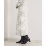 【手洗い可/セットアップ可】花柄フェザージャカードニットスカート | ITS'DEMO | 詳細画像20