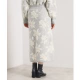 【手洗い可/セットアップ可】花柄フェザージャカードニットスカート | ITS'DEMO | 詳細画像21