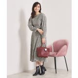 【手洗い可/セットアップ可】ツイード風プリントブラウス | ITS'DEMO | 詳細画像7