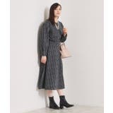 【手洗い可/セットアップ可】ツイード風プリントブラウス | ITS'DEMO | 詳細画像14