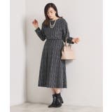 【手洗い可/セットアップ可】ツイード風プリントブラウス | ITS'DEMO | 詳細画像15