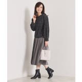 【手洗い可/セットアップ可】ツイード風プリントブラウス | ITS'DEMO | 詳細画像11