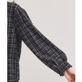 【手洗い可/セットアップ可】ツイード風プリントブラウス | ITS'DEMO | 詳細画像22