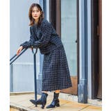 【手洗い可/セットアップ可】ツイード風プリントブラウス | ITS'DEMO | 詳細画像3