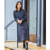 【手洗い可/セットアップ可】ツイード風プリントブラウス | ITS'DEMO | 詳細画像2