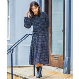 【手洗い可/セットアップ可】ツイード風プリントブラウス | ITS'DEMO | 詳細画像4