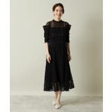 【結婚式・パーティに】レース×ラメシアーワンピース<ドレスコレクション> | ITS'DEMO | 詳細画像9