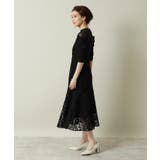 【結婚式・パーティに】レース×ラメシアーワンピース<ドレスコレクション> | ITS'DEMO | 詳細画像10