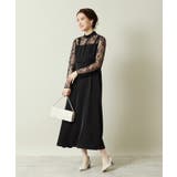 【結婚式・パーティに】サテン×レースワンピース<ドレスコレクション> | ITS'DEMO | 詳細画像3