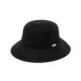 ブラック(019) | 【サイズ調整可／手洗い可】パール調コシ巻きハット | ITS'DEMO