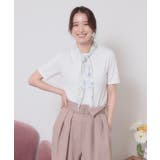 【接触冷感／UV／手洗い可】ボタニカル柄ひし形スカーフ | ITS'DEMO | 詳細画像5 