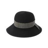 ブラック(019) | 【畳める／サイズ調整可／手洗い可】コンパクトラメリボンハット | ITS'DEMO