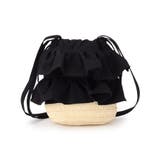 雑材フリルコンビ巾着ショルダー | ITS'DEMO | 詳細画像9