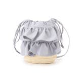 雑材フリルコンビ巾着ショルダー | ITS'DEMO | 詳細画像11