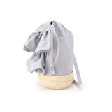 雑材フリルコンビ巾着ショルダー | ITS'DEMO | 詳細画像12