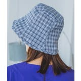 【サイズ調整可/手洗い可】サマーチェックチューリップハット | ITS'DEMO | 詳細画像9