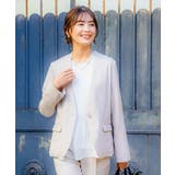 【通勤/手洗い可/吸水速乾】ツイルノーカラージャケット | ITS'DEMO | 詳細画像1