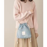 サックスブルー(190) | ストーンデニムミニショルダー | ITS'DEMO