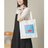 ブルー(192) | 【A4対応】モチーフポケットトート | ITS'DEMO