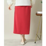 レッド(061) | 【洗濯機OK/吸水速乾/UVカット】カットジョーゼットスカート | ITS'DEMO