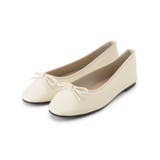 アイボリー(004) | 【新色追加／M・Lサイズ展開】ラウンドトゥバレエシューズ | ITS'DEMO