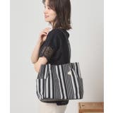【A4対応】ストライプタックトート | ITS'DEMO | 詳細画像3