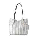 【A4対応】ストライプタックトート | ITS'DEMO | 詳細画像7