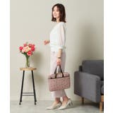 【3WAY/9ポケット/通勤】花柄PCトート | ITS'DEMO | 詳細画像4