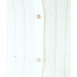 【手洗い可】透かし編みクルーカーデ | ITS'DEMO | 詳細画像7