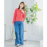 【手洗い可】透かし編みクルーカーデ | ITS'DEMO | 詳細画像3