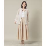 【撥水/洗濯機OK/ウエスト後ろゴム】タックスカート<旅服シリーズ> | ITS'DEMO | 詳細画像6