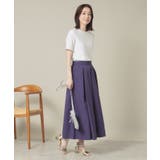 【撥水/洗濯機OK/ウエスト後ろゴム】タックスカート<旅服シリーズ> | ITS'DEMO | 詳細画像11