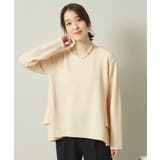 【手洗い可】ふくれジャカードペプラムプルオーバー | ITS'DEMO | 詳細画像5 