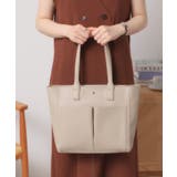 グレージュ(050) | バッグイン付A4トート | ITS'DEMO